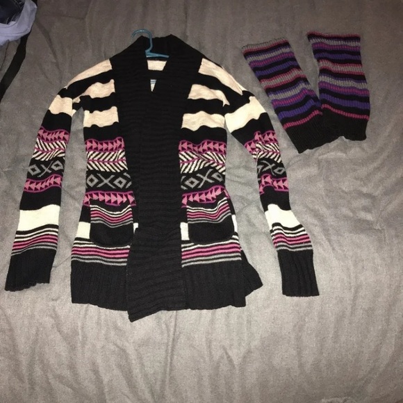 Cardigan & matching leg warmers - Picture 1 of 2